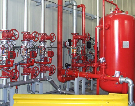INSPECTION, MANTEINANCE AND REPAIR OF FIXED FIRE EXTINGUISHING SYSTEMS.